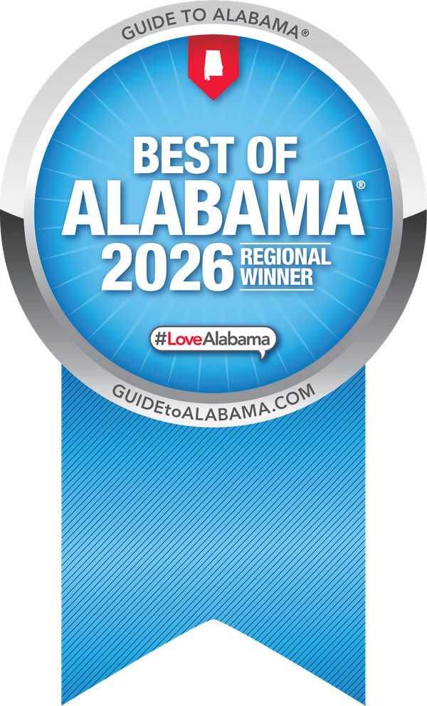 Voted Best of Alabama 2026 Regional Winner – GuidetoAlabama.com